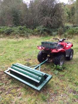 Our recycled bracken basher